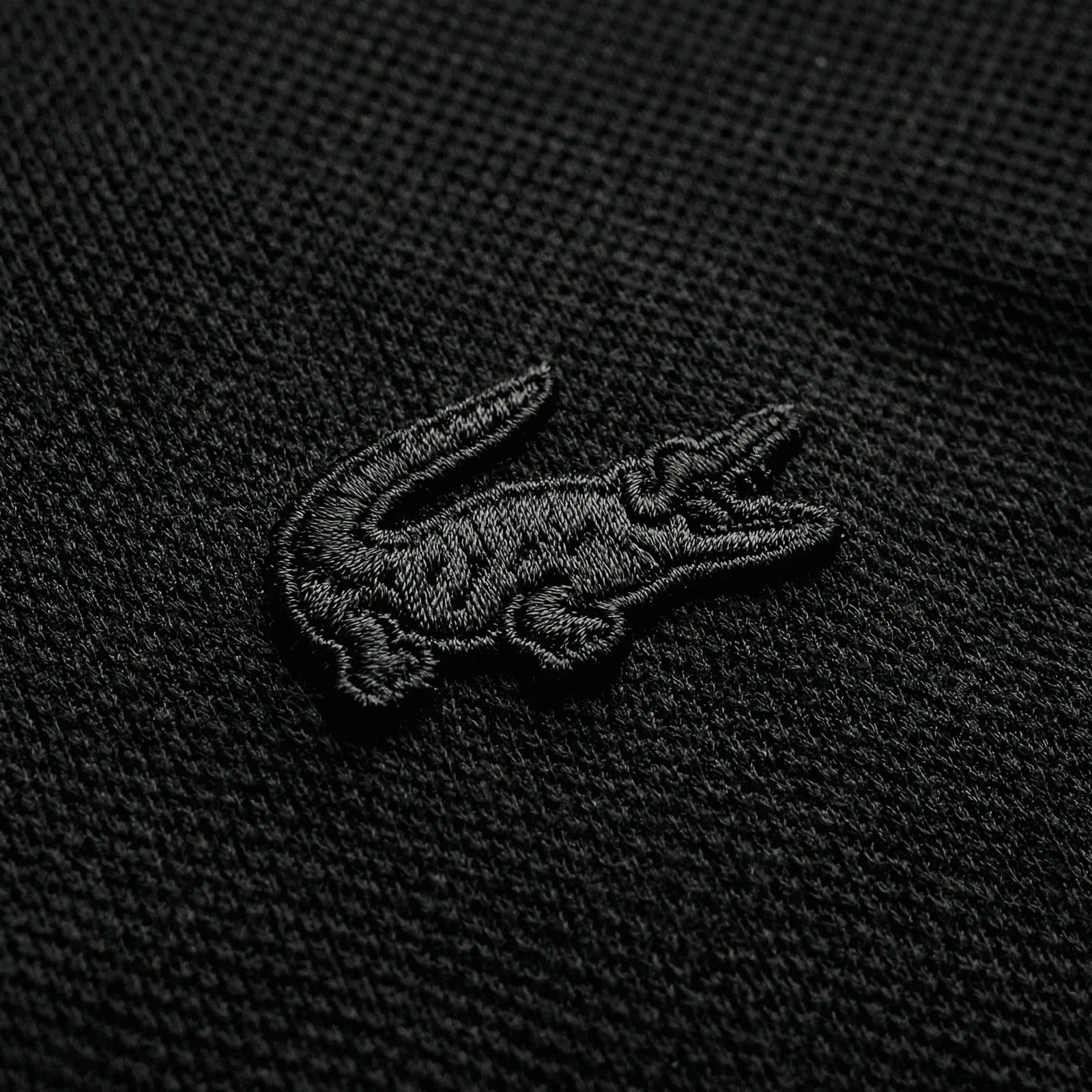 POLO LACOSTE NEGRO IMPORTADO